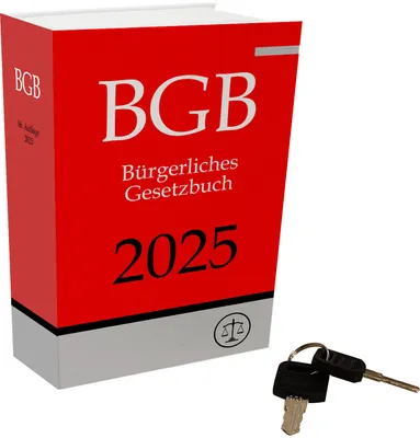 Produktbild von Bürgerliches Gesetzbuchs 2025 Booksafe
