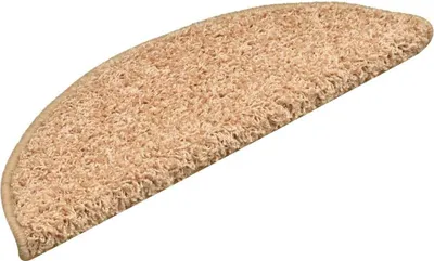 Image de vidaXL Tapis de sol 30 pièces 56x17x3 cm Or demi-rond