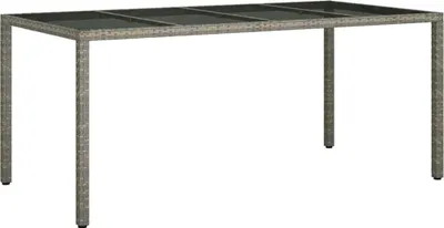 Obrázek produktu pro Zahradní stůl Šedá 190 x 90 x 75 cm polyratan