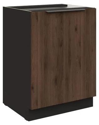 Produktbild von Küchen Unterschrank 60 cm Küche MONZA Okapi Nußbaum Küchenzeile Küchenblock