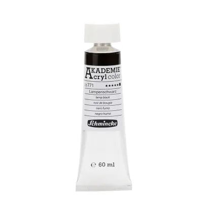 Produktbild von Schmincke 60ml AKADEMIE Acryl Lampenschwarz Acryl 23 771 011