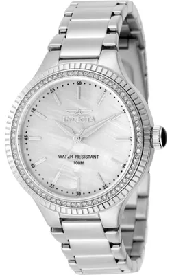 Obrázek produktu pro Invicta Angel 50648 Dámské hodinky - Quartzový strojek - Nerezová ocel s perleťovým ciferníkem - 38 mm