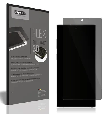 Produktbild von Full Cover Privacy Blickschutzfolie für Samsung Galaxy Note 10 Plus Folie Anti-Shock
