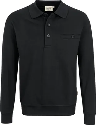 Produktbild von HAKRO Pocket-Sweatshirt Premium 457, schwarz, M