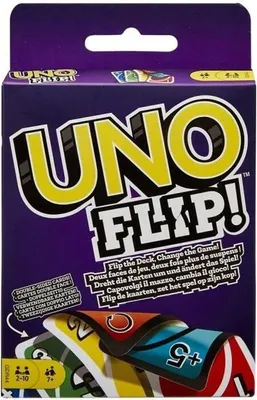 Obrázek produktu pro Uno Flip Side, rodinná hra, Mattel Games, 7+ let, 112 karet