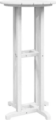 Obrázek produktu pro vidaXL Barový stolek, bílý, 55 x 55 x 107 cm, polyethylen