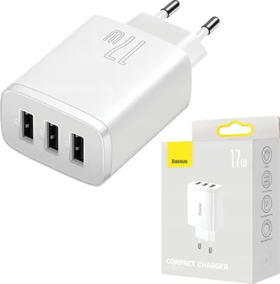 Immagine prodotto di Baseus CCXJ020102 caricatore per dispositivi mobili Universale Bianco AC Interno