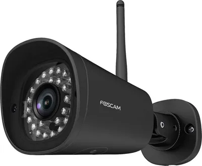 Produktbild von Foscam G4P-B, IP-Sicherheitskamera, Draußen, Kabellos, FCC, IC, CE, WEEE, Decke/Wand, Schwarz
