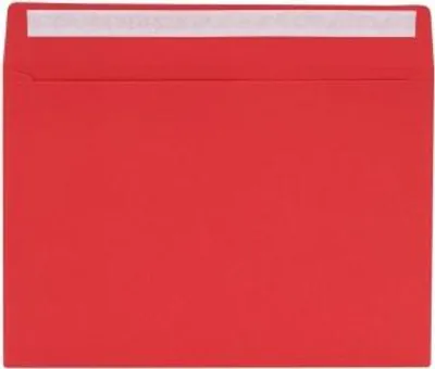 Obrázek produktu pro Ozdobné obálky C6 HK/ červená 120 g 50 ks x-16