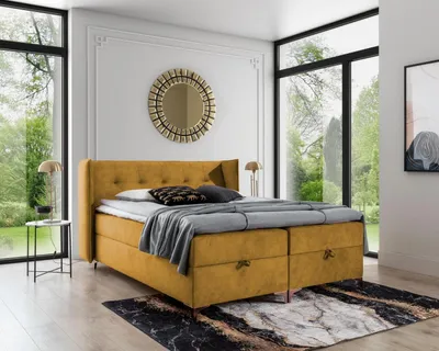 Produktbild von Bett 160x200cm Luxus Design Möbel Schlafzimmer Boxspringbett Doppel Neu