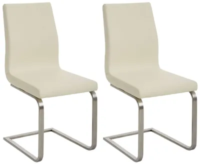 Produktbild von 2er Set Esszimmerstühle Belfort creme