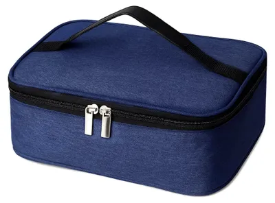 Produktbild von Kühltasche Klein 3,2L Mini Lunchtasche Faltbar Isoliertasche für Unterwegs Blau
