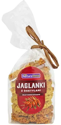 CIASTKA JAGLANKI Z DAKTYLAMI 175 g - NATURAVENA