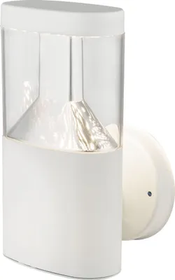 Produktbild von LED Wandleuchte, Edelstahl, Weiß, H 23 cm