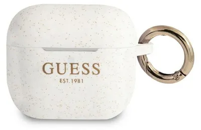 Immagine prodotto di Guess Gua3Sggeh Airpods 3 Coverbiały/White Silicone Glitter
