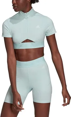 Immagine prodotto di XS|adidas Hyperglam Zip Damen Crop Top HF4160