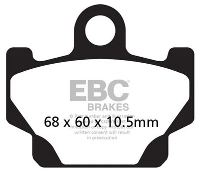 Immagine prodotto di Pastiglie freno EBC Standard FA081 per Yamaha