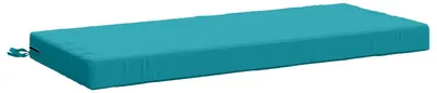 Imagen del producto de Cojín de banco SOEST 100% Poliéster Tuquesa 110 x 50 x 8 cm