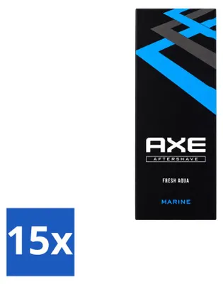 Immagine prodotto di 15 flaconi di dopobarba Axe Marine, 100 ml ciascuno - confezione  - 15 pezzi