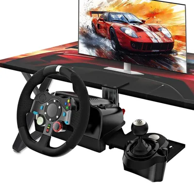 Produktbild von Universelle Lenkradhalterung - Verstellbar - Für Logitech und Thrustmaster