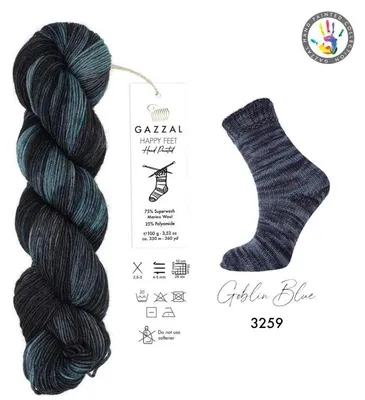 Produktbild von Wolle Gazzal Happy feet 3259 - Stricken & Häkeln