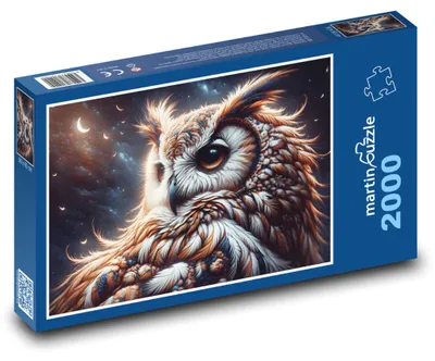 Obrázok produktu pre martinpuzzle - Puzzle 2000 - Sova v noci