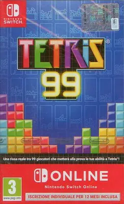 Obrázek produktu pro Nintendo Tetris 99, Switch, Nintendo Switch, Režim multiplayer, E (bez omezení)