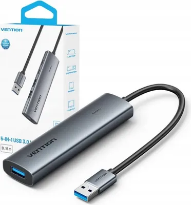Image de Hub 5 en 1 USB-A 3.0 Vention 0,15 m