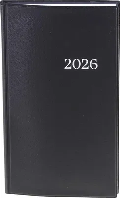 Zdjęcie produktu dla Printers Hořovice - 920 - PVC - planer tygodniowy 2026, czarny, 9 × 15,5 cm