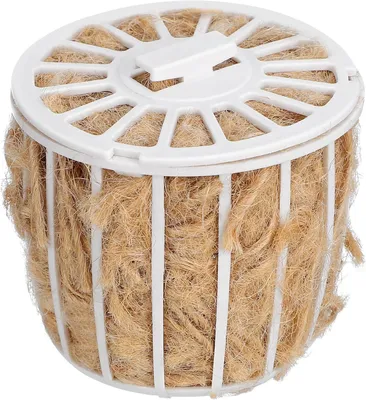 Produktbild von Vogelnestmaterial 2 Stück, Baumwolle und Jute, wiederverwendbar, für Vogelkäfige