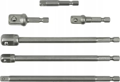 Immagine prodotto di GEKO Set di adattatori per trapano 1/2" 3/8" 1/4" 6 pezzi G10172