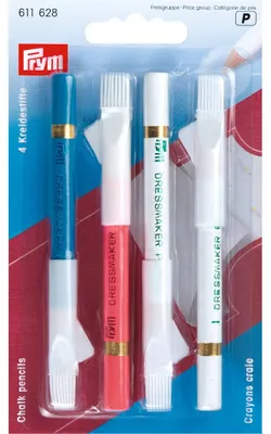 Imagen del producto de Lápices de tiza PRYM con cepillo borrador, disponibles en una variedad de colores