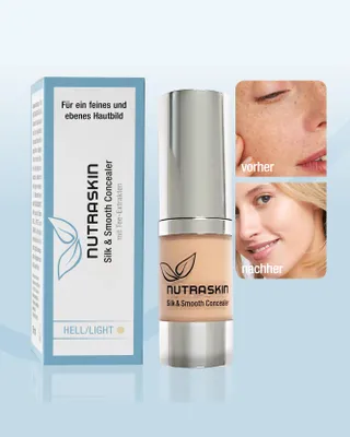 Produktbild von NUTRASKIN Concealer light – flüssiger Concealer für einen natürlichen, makellosen Teint. Kaschiert Augenringe & Unreinheiten, Germany - 10 ml