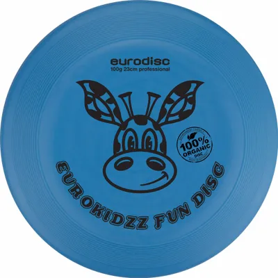 Produktbild von Kinderfrisbee Eurodisc Kidzz Giraffe 100 gr Blue ED0100BBGF Blau 23 cm