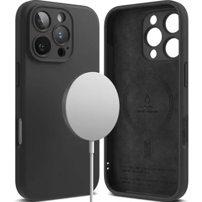 Zdjęcie produktu dla Etui Ringke Silicone MagSafe DO iPhone 16 Pro Max Czarne