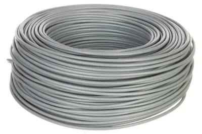 Produktbild von "H07V-K 1X1,5mm² GY (grau) Einzelader PVC grau AD 3,4mm VPE 100,0 Meter Nennspannung Uo/U 450V/750V"