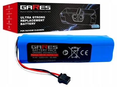 Zdjęcie produktu dla Gares Akumulator do Xclea H30 Plus 14,4V | 14,4V 6,0 Ah Li-Ion | Mocna Bateria do Robot Sprzątający | Wydajny Zamiennik Gares®