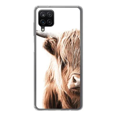 Produktbild von MuchoWow® Handyhülle Schutzhülle Hülle für Samsung Galaxy A12 Schottischer Highlander - Kuh - Tiere Silikon Softcase Handy Hülle - Bild
