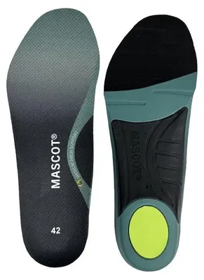 Produktbild von MASCOT® Einlegesohlen, mittlere Fußgewölbestütze Einlegesohlen , schwarz, Größe 48  | Packung (1 Paar)