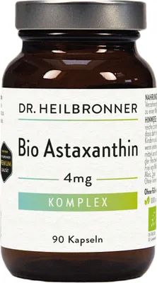 Obrázok produktu pre Bioastaxanthin – komplex 4 mg, 90 kapsúl, 54 g | DR. HEILBRONNER
