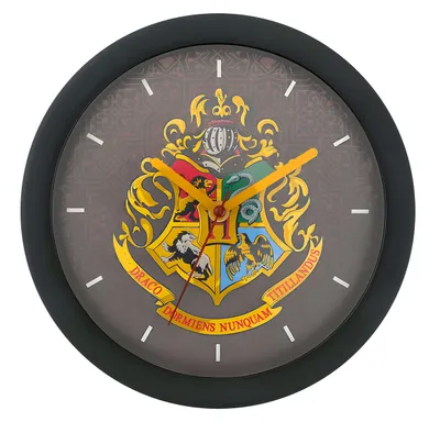 Image de Horloge murale Harry Potter - Écusson de Poudlard