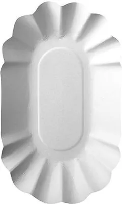 Produktbild von Papstar Schalen, Pappe "pure" oval 9 cm x 16 cm x 3 cm weiß, 4 x 250 Stück