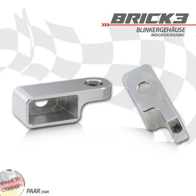 Produktbild von CNC Gehäuse für Blinker Brick3 Alu