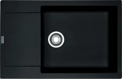 Produktbild von Franke Maris - Fragranit Spülbecken MRG 611-78 BB, 780x500 mm, onyx 114.0363.187