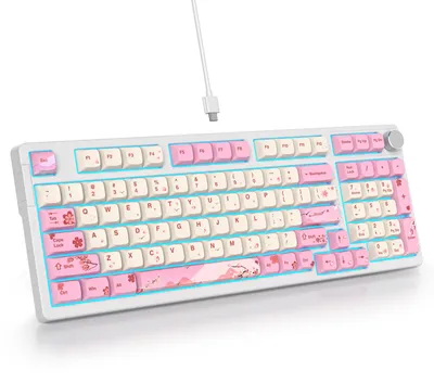 Productafbeelding van Mechanisch gaming toetsenbord, 95%, RGB verlicht, 98 toetsen, hot swappable