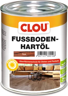 Produktbild von Clou Fußboden Hartöl 750 ml teak