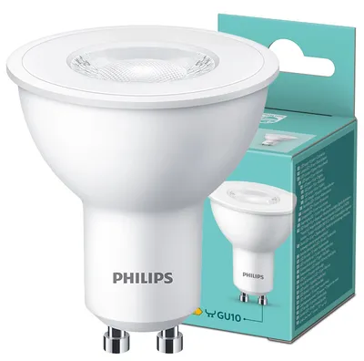 Zdjęcie produktu dla Philips Reflektor punktowy 50 W PAR16 GU10, 4,7 W, 50 W, GU10, 440 lm, 15000 h, Zimne białe
