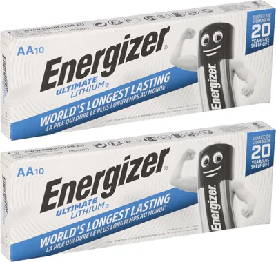 Immagine prodotto di 20x Energizer Ultimate Battery al litio LR06 1,5V AA Mignon L91