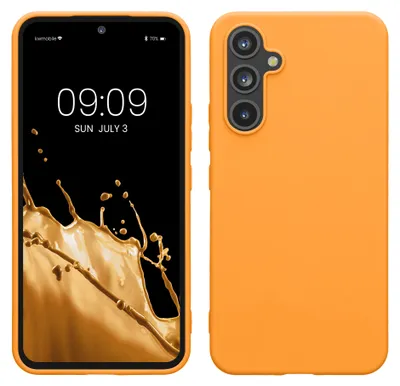 Produktbild von kwmobile Handyhülle für Samsung Galaxy A54 5G Hülle - TPU Case - Kabelloses Laden - Schutzhülle Cover in Fruity Orange