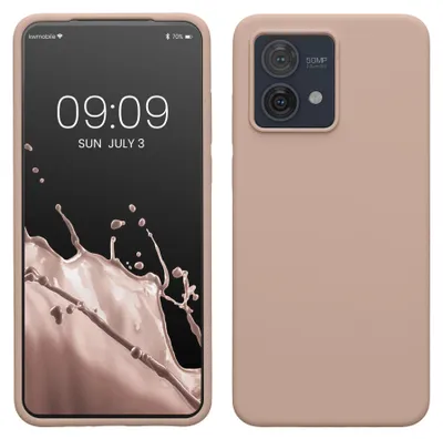 Obrázek produktu pro Pouzdro kwmobile pro Motorola Moto G84 5G – silikonové pouzdro – bezdrátové nabíjení – ochranné pouzdro v barvě starorůžové